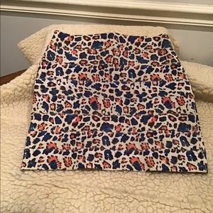 2b Bebe Sparkle Cheetah Bandage Skirt